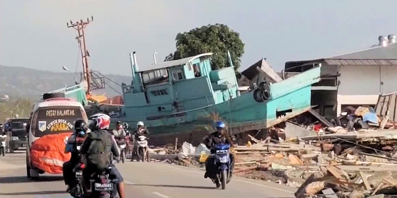 Erdbeben Tsunami in Palu
