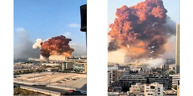 Explosionen in Beirut