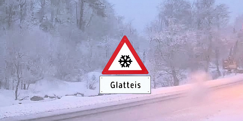 Warnung vor Schnee und Glatteis