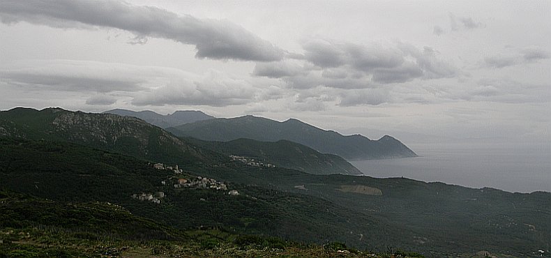 Korsika Regen und Gewitter