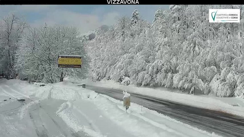 Korsika: Schnee in den Höhenlagen
