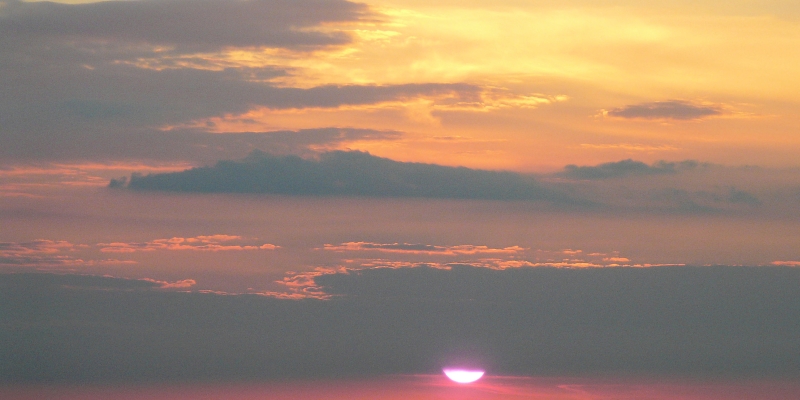 Korsika nachmittags Regen im Süden