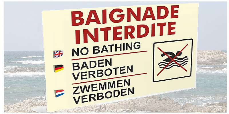 höhere Busgelder und Strafe bei Badeverbot