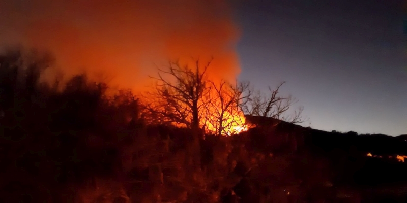Korsika:Feux en Corse du Sud