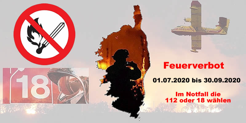 Feuerrisiko vom 17 bis 19. August