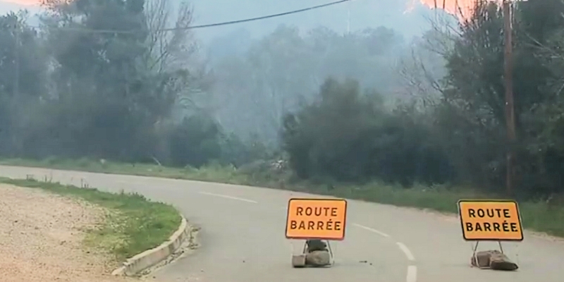 Korsika/Feuer: Fango, Bonifatu, Agriate geschlossen