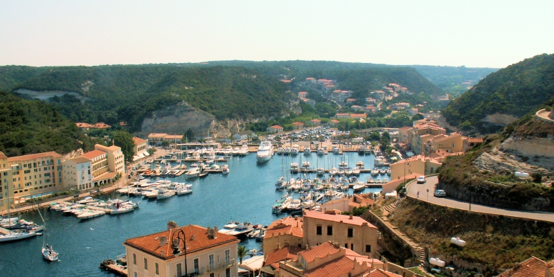 Korsika Bonifacio Hafen