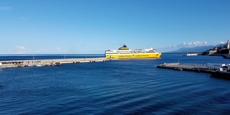 Korsika: Ankunft Bastia Corsica-Ferries