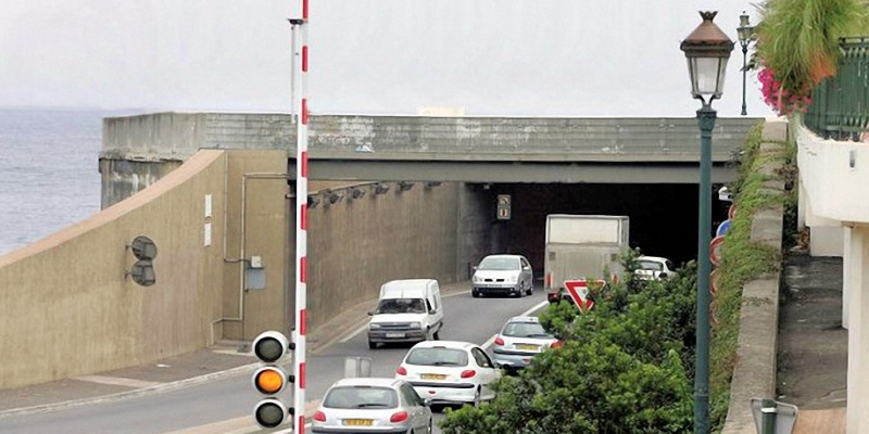 Bastia-Tunnel Richtung Süden