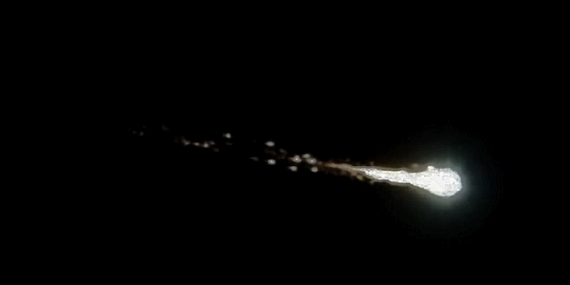 Meteorit Bolide über Korsika