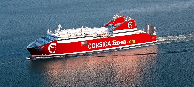 Corsica-Linea von Ajaccio nach Sardinien